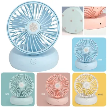 

Mini 2-Speed Control USB Powered Desktop Fan PersonalLow Noise Portable Handheld Multi-function Mini Fan