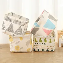 1 шт. простые милые кактус Ткань Настольные складские принадлежности держатель коробка офисные принадлежности