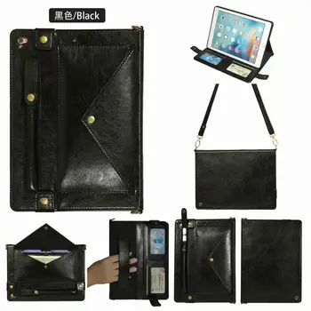 

Business Universal Leather Case for iPad 9.7" Luxury Handmade Stand Cover for Apple ipad 9.7" Card Stand Book Case