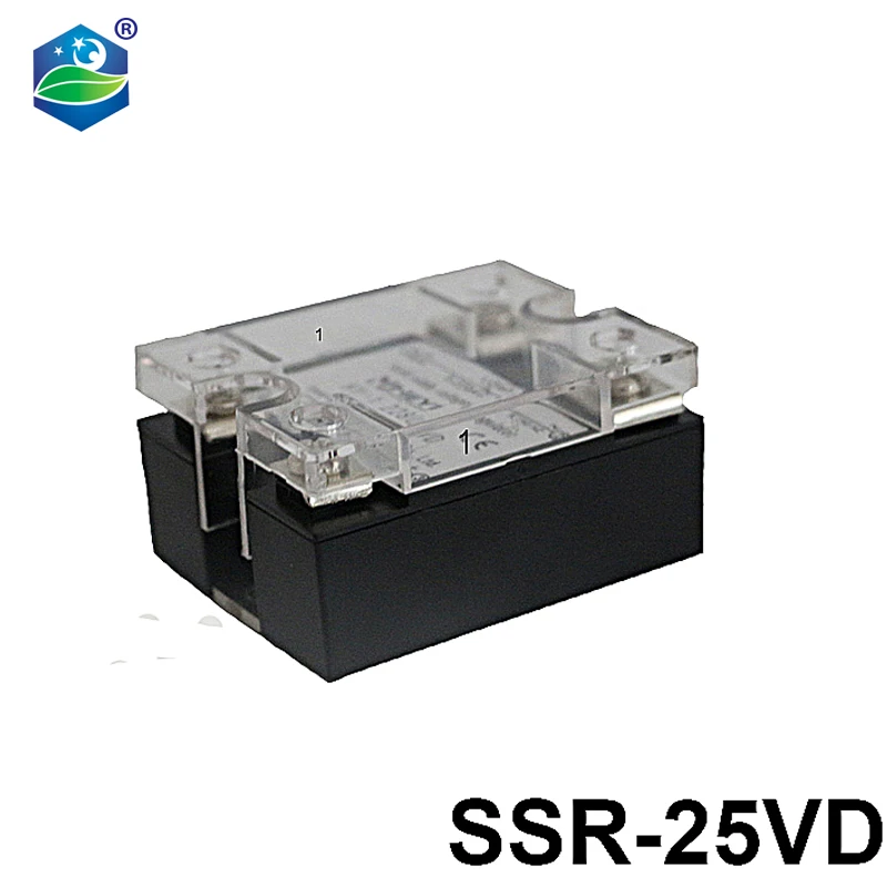 

2PCS 25A SSR,input DC 0-10V single phase ssr solid state relay voltage regulator