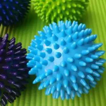 

Durable PVC Spiky Massage Ball Trigger Point Sport Fitness Hand Foot Pain Relief Plantar Fasciitis Reliever Hedgehog 7cm Balls