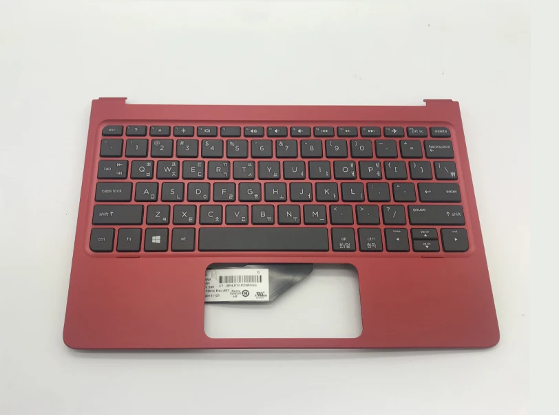 Для hp X2 210 G1 10-N палмрест с клавиатурой ж/КБ 813024-001 832470-AD1 красный