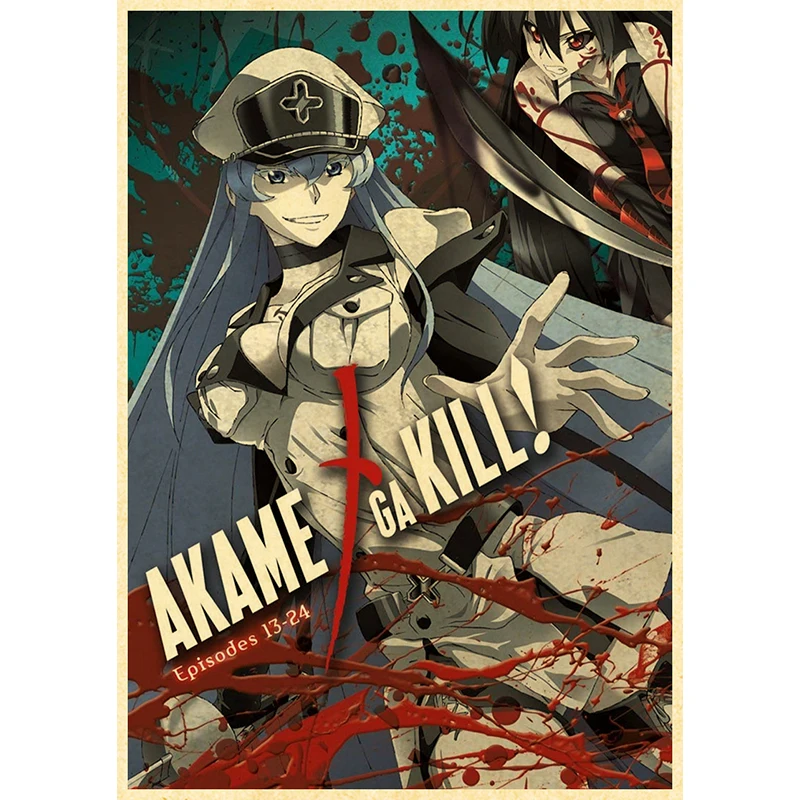 Akame ga Kill Red Eyes Sword Anime Poster for Sale by Anime Store