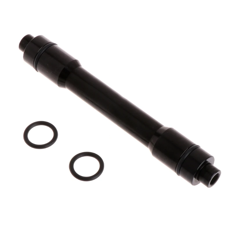 Черный QILEJVS Mountain Bike Bicycle Front Hubs Tube Shaft 15mm TO 9mm Conversion Axis Seat Bicycle Front Hubs Tube - Цвет: Черный