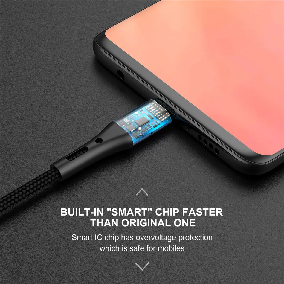 GTWIN 3A type C USB кабель быстрое зарядное устройство для samsung S10 S9 S8 мобильный телефон зарядный провод для Xiaomi mi9 Redmi note 7 Android