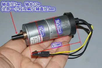 

25MM Mabuchi 370 Motor DC 5V-12V 92RPM Slow Speed High torque Gear Motor Reduction ratio 1:86 D-shaft