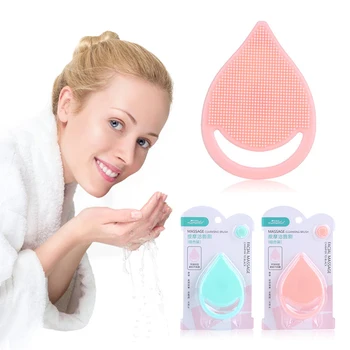 

1 PC Silicone Beauty Washing Pad Facial Soft Deep Cleaning Exfoliating Blackhead Face Cleansing Brush Tool Skin Care Tool