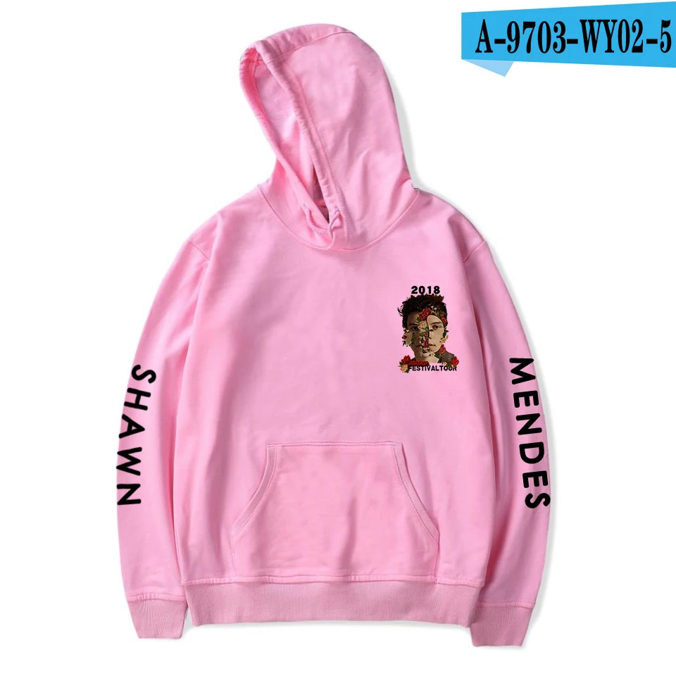 Pink Shawn Для мужчин des толстовки с капюшоном и принтом Для мужчин Для женщин повседневные толстовки Для мужчин с капюшоном Топ Harajuku Популярные лсення толстовка с капюшоном уличная мода толстовка с капюшоном - Цвет: Pink