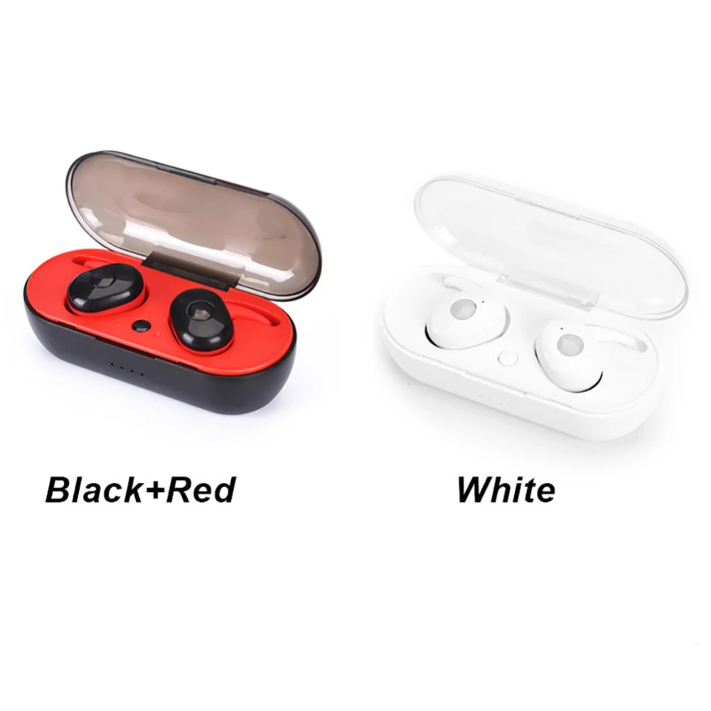TWS Bluetooth 5 0 Headset Stereo Earbuds Earphone Sport Headset with Charging Box Wireless Headsets for xiaomi All Smart Phone