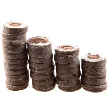 

200Pcs Professional Peat Pellets Plant Starting Soil Block Jiffy Seedling Plugs Environmental Garden Nursery