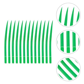 

13pcs Creative Pen Adorable Writing Pens Simulation Grass Pen Soft Ink Pen Signature Pen Stationery for Home Office School Stude