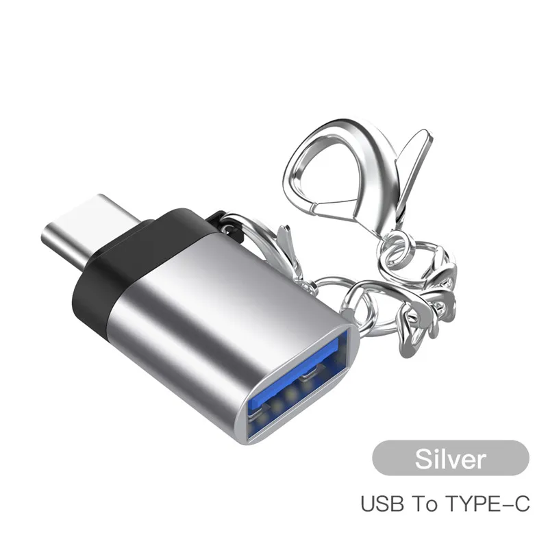 Onvian usb type-C адаптер типа OTG C к USB 3,0 кабель для зарядного устройства конвертер кабель для синхронизации данных для samsung huawei Xiaomi Macbook Pro - Цвет: Sliver