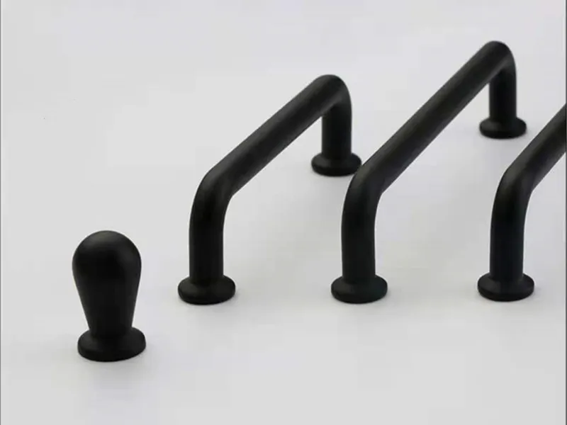 American design Chrome Furniture Handle  Stiainless Steel Zinc Handle Kitchen Cabinets Pulls  Gold cupboard  handle  