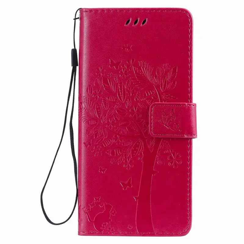 Crimson Чехол-книжка для samsung Galaxy A50, чехол s, роскошный кожаный чехол-кошелек для samsung A 50, чехол-книжка Galaxy A50, чехол Etui - Цвет: Crimson