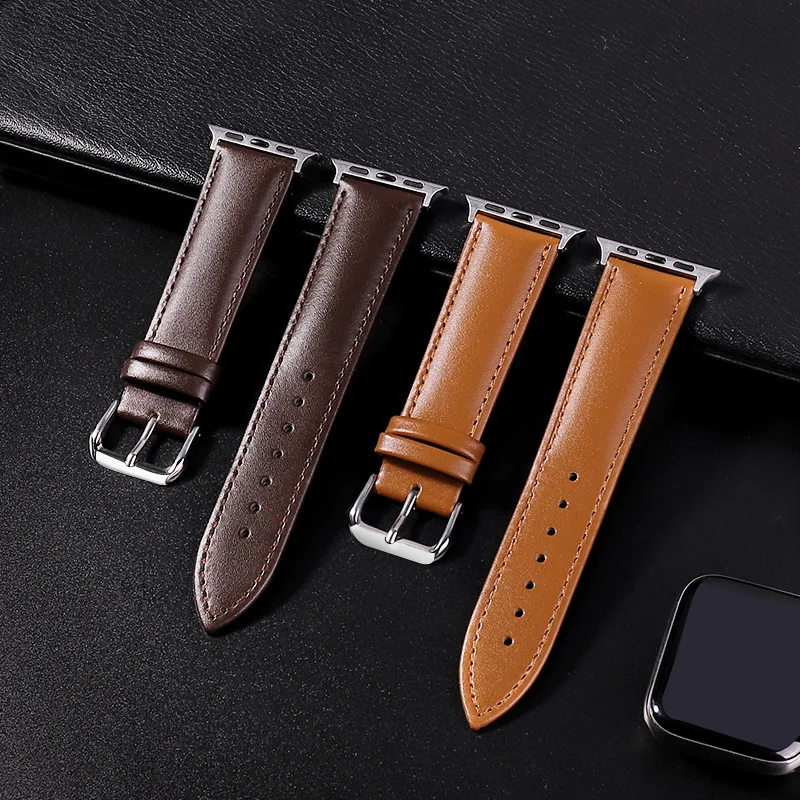 Bracelet Belt Leather Band for Apple Watch 42MM 38MM 44MM 40MM Strap iWatch series 5 4 3 2 1 Watchband accessories | Наручные часы