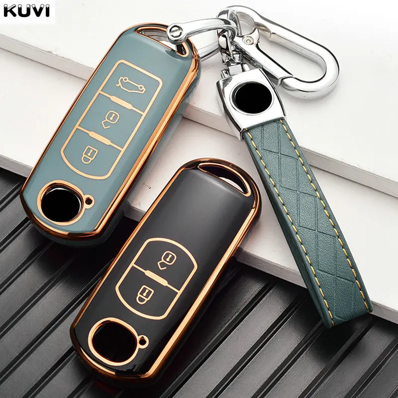 Tpu Car Remote Key Case Cover for Mazda 2 3 6 Atenza Axela Demio CX-5 CX5 CX-3 CX7 CX-9 2015 key case key case cover remote control case cover