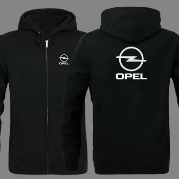 

Spring Cardigan Men OPEL logo zipper Hoodies Jacket Print Clothing Fashion Casual zipper Sweatshirt
