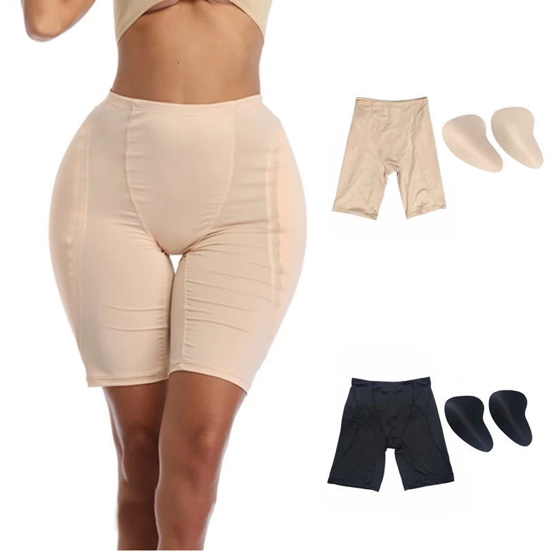 Sexy Silicone Hip Pads with Pants Shemale Fake Butt Transgender