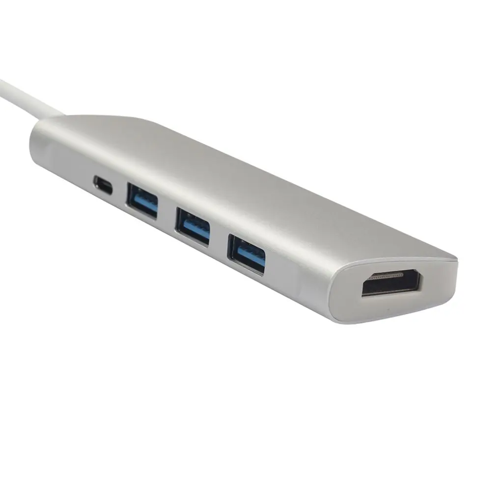 Конвертер, usb-адаптер 5 в 1 концентратор Usb 3,0 Hdmi 4K type C с быстрой зарядкой Pd подключен Usbc для Matebook