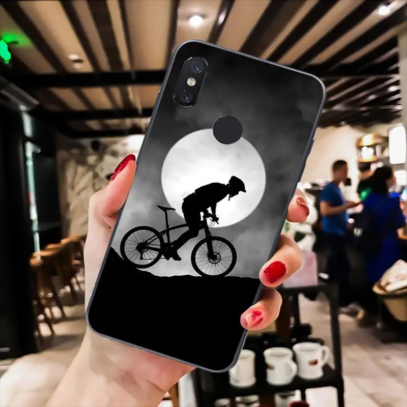 MaiYaCa Amazing mountain bike Bicycle MTB design Phone Case for Xiaomi Redmi8 4X 6A 9 8T Redmi 5 5Plus Note5 7 Note8pro 9 9pro xiaomi leather case chain Cases For Xiaomi