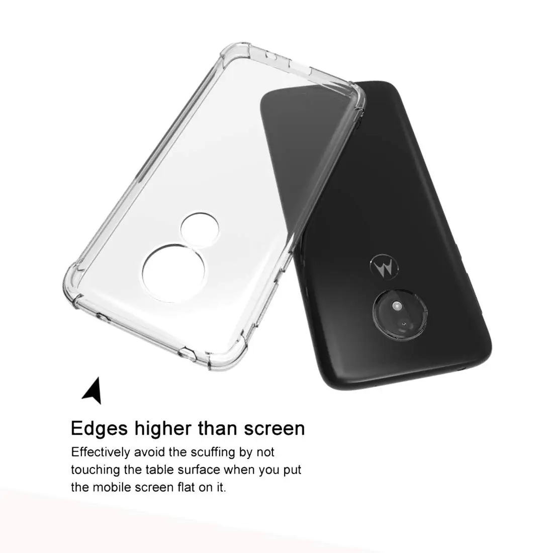 Transparent Soft Silicone TPU Phone Case - Reinforced Protection and Sleek Design