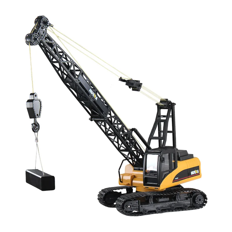 

1/14 RC Crane HUINA Toys 1572 15CH RC Alloy Crane Engineering Truck RTR Movable Latticed Boom with Hook Mechanical Sound Toy