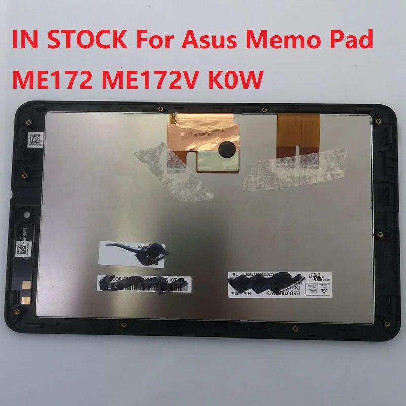 ЖК-дисплей 7 дюймов для Asus Memo Pad ME172 ME172V K0W сенсорный экран дигитайзер стекло ЖК