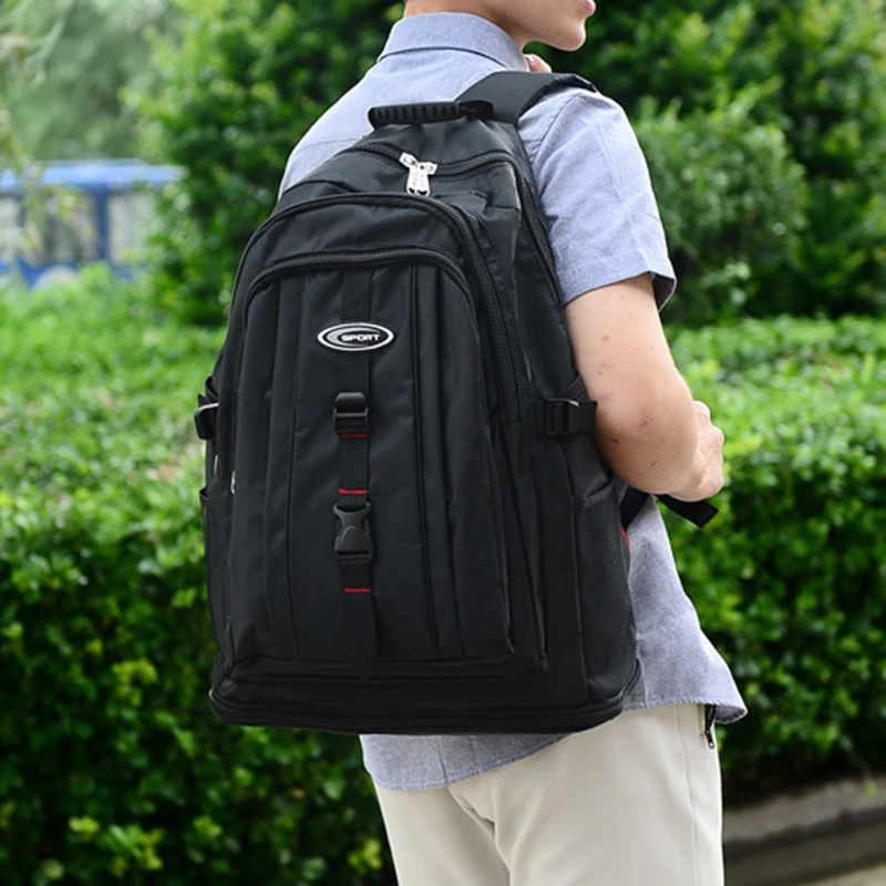 Мужской водонепроницаемый нейлоновый рюкзак, нижний карман на молнии, Противоугонный рюкзак, большой вместительный дорожный рюкзак для ноутбука, мужской рюкзак Mochila