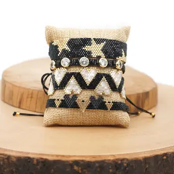 

GRAPES MIYUKI Star Bracelet Women Crystal Charm Bracelets Pulseras Mujer Moda 2020 Fashion Female Jewelry Handmade Beads Gift