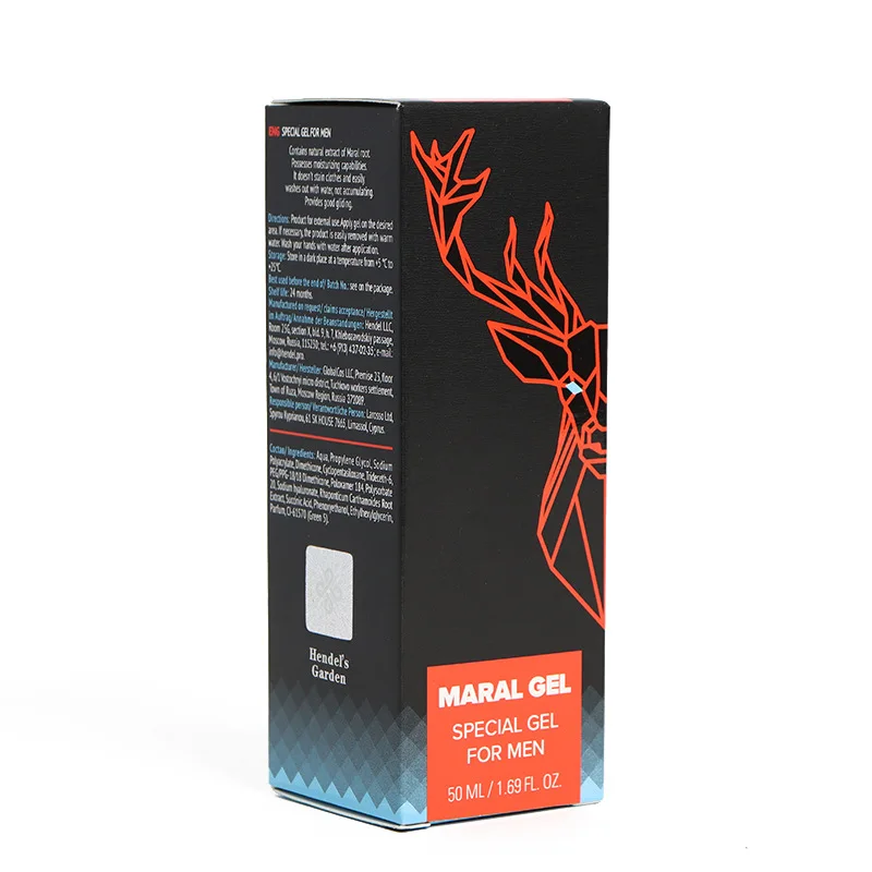 4PCS Original Russian MARAL GEL Penis Enlargement Cream Herbal Big Dick Gel Increase Cock XXL Size Enhancer