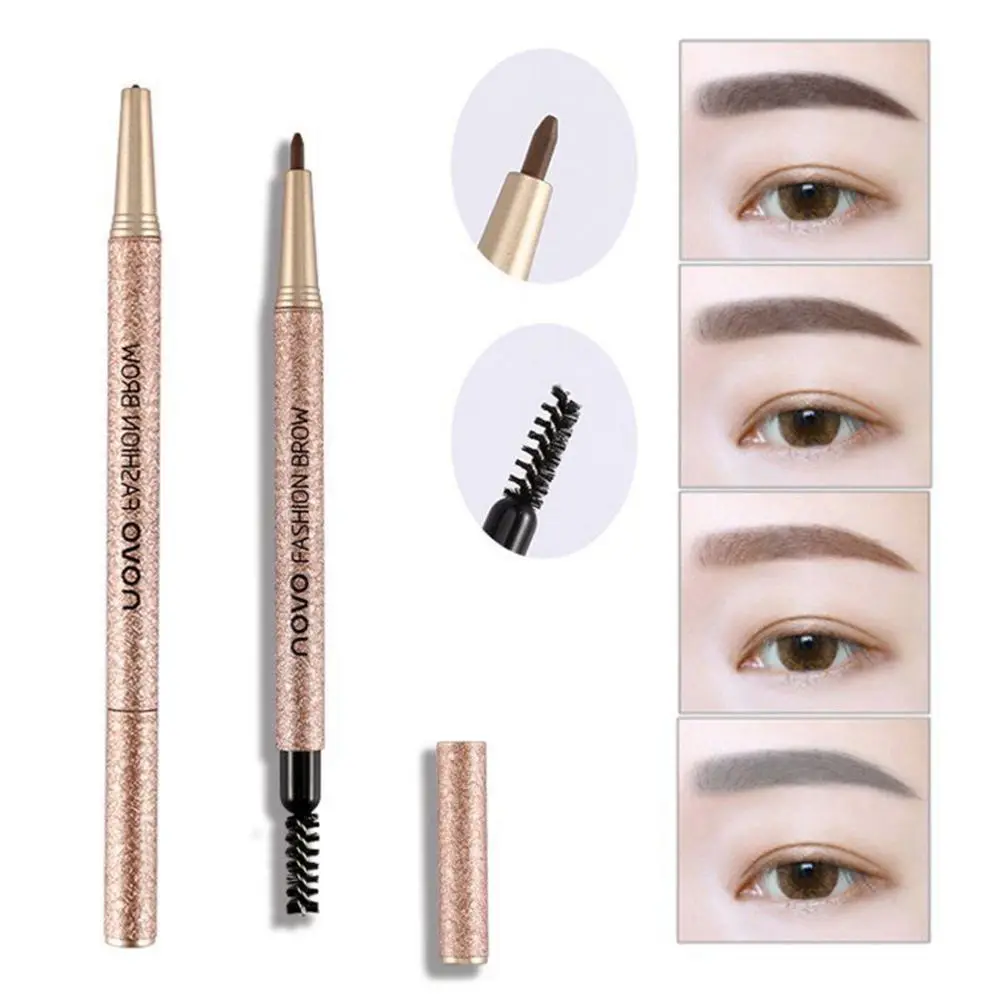 

Hot Natural Waterproof Beauty Longlasting NOVO Eyebrow Pencil Eye Makeup Tool EyeBrow Template Kit