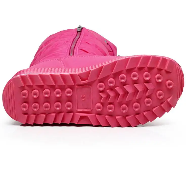 Free shipping Boots Women Snow Boots girls Flat Lace Up Winter Plus Platform Ladies Warm Shoes New Women's Boots Female
