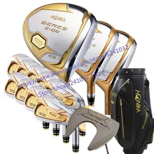 Nuova Golf club HONMA S-06 4 stella Compelete club set di Driver + 3/5 fairway wood + ferro + putter e albero Golf grafite Nobag(China)