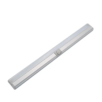 

PIR Motion Sensor LED Under Cabinet Light 20 LED USB Rechargeable Rigid Bar Light Wardrobe Cupboard Closet Kitchen night light