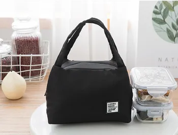 

1pc Canvas Big Lunch Bag For Women Kids Men Workmen Insulated Canvas Box Tote Bag Thermal Cooler Food Lunch Bags Friuts Bag