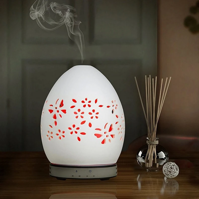 

200Ml Essential Oil Aroma Diffuser Colorful Transformation Ultrasonic Air Humidifier Cool Mist Maker Aromatherapy Air Conditione