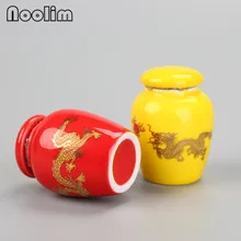 Мини Керамика небольшой Чай Caddy косметические банки для упаковки небольшой бутылки медицинского назначения Чай лист герметичная банка для хранения специй бак для хранения