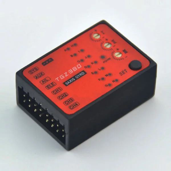 TGZ380 3 осевая Гироскопическая беспилотная система для ALIGN TREX 450 550 600 700 RC вертолет rc