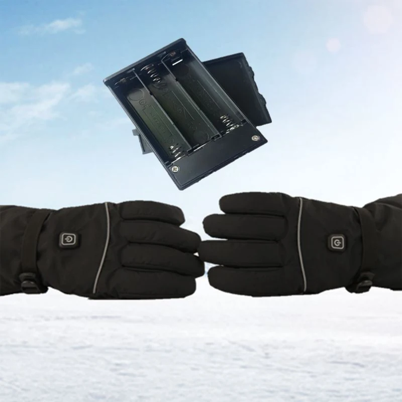 Наружные защитные перчатки, USB нагревательные перчатки, многоцветные USB теплые нагревающиеся неодноразовые рабочие перчатки для вязания на полпальца DST045