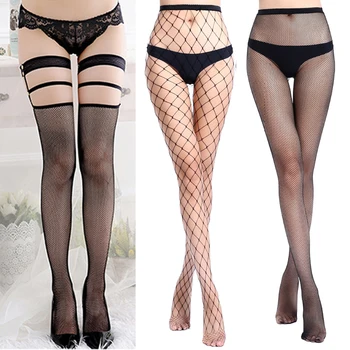 

1/2/3pcs Sexy Mesh Stocking Women Sexy Erotic Stockings Female Over Knee Thigh High Stockings Fishnet Pantyhose Medias Hosiery