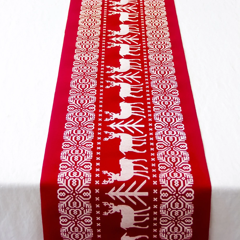 

Christmas Tablecloth Print Tablecloth Christmas Tabletop Decoration Christmas Arrangement Long Tablecloth