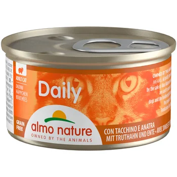 

ALMO NATURE ALMO NATURE CAT DAILY MENU for adult cats with turkey and duck 85g