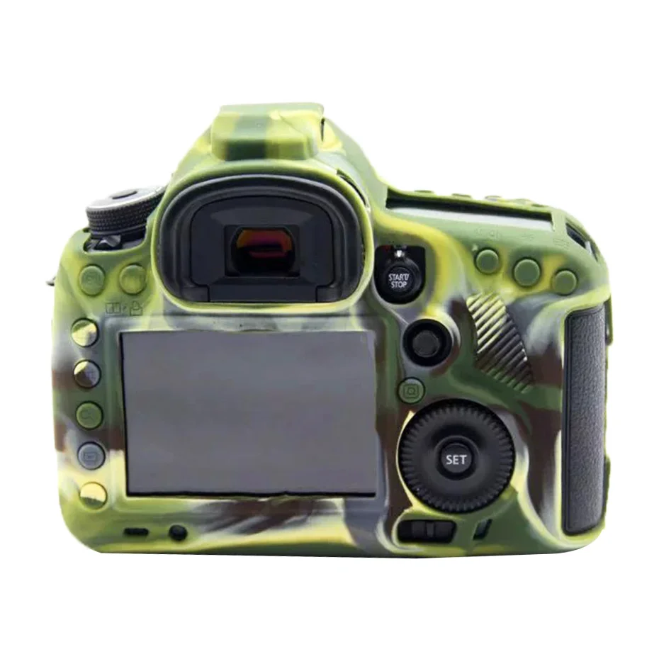 Для Canon EOS 5D Mark III IV сумки для камеры цвет резиновый чехол Мягкие силиконовые чехлы для Canon 5D3 5D4 защитный чехол Аксессуары