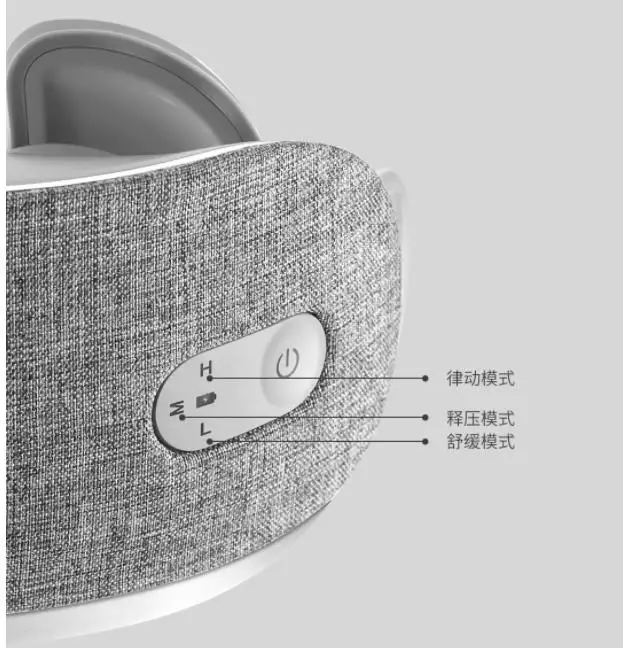 Xiaomi mijia массажный инструмент для разминания шеи Теплый физиотерапия беспроводной портативный три режима массажа умный массажный инструмент