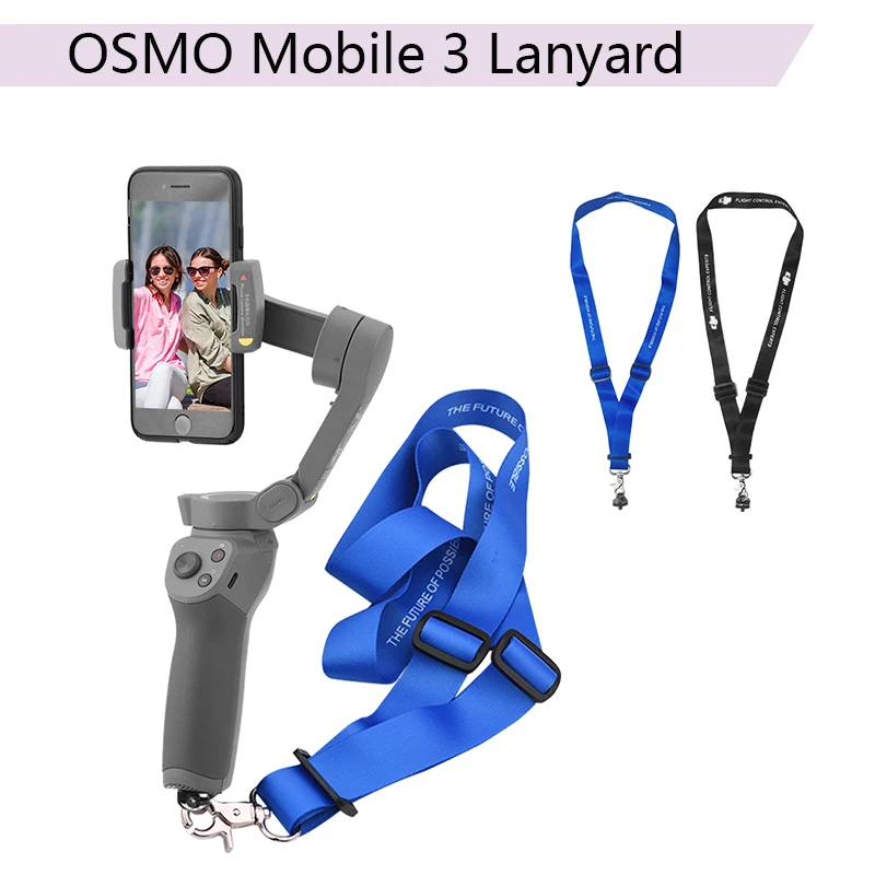 

Nylon Lanyard with Base Screw Neck Strap Adjustable Strap for DJI Osmo Mobile 3 Handheld Gimbal Stabilizer Accessories