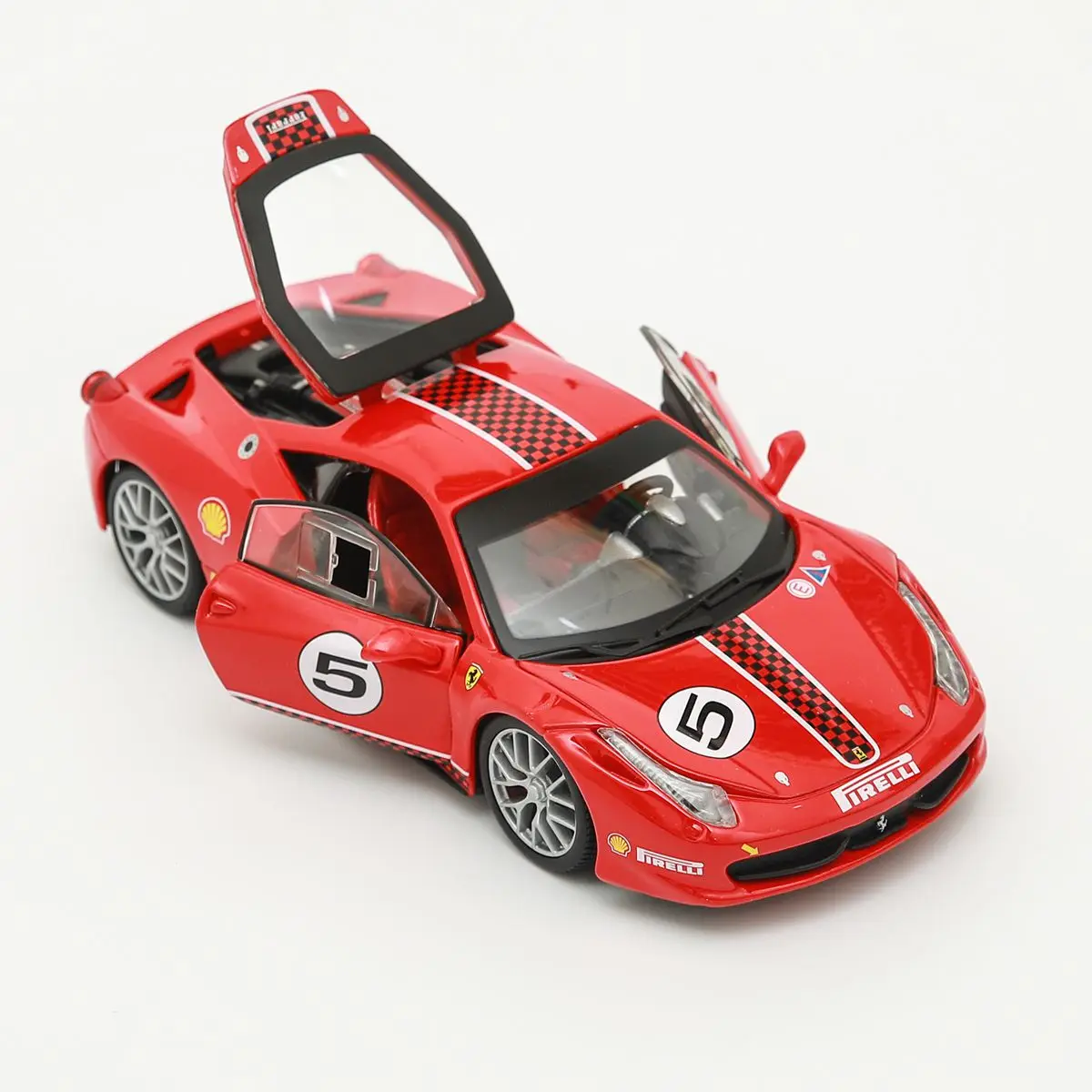 Модель автомобиля Bburago Ferrari 458 металлическая отлитый под давлением 1:24 |