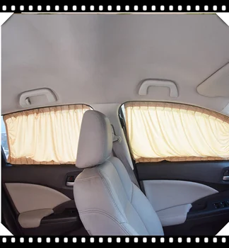 

2pcs/Set Universal Car Side Window Sunshade Curtains Auto Windows Curtain Sun Visor Blinds Cover for Subaru car All models are
