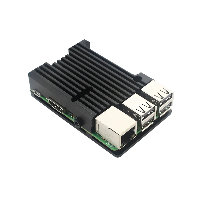 Алюминиевый Чехол Raspberry Pi 4, алюминиевый чехол Raspberry Pi 3, корпус из сплава с радиатором для Raspberry Pi 4 3, Модель B 3B 3B