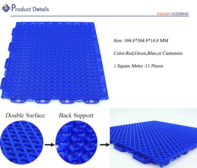 Блокировка портативного баскетбольного спортивного корта материал пластиковая плитка временное напольное покрытие для баскетбола на открытом воздухе