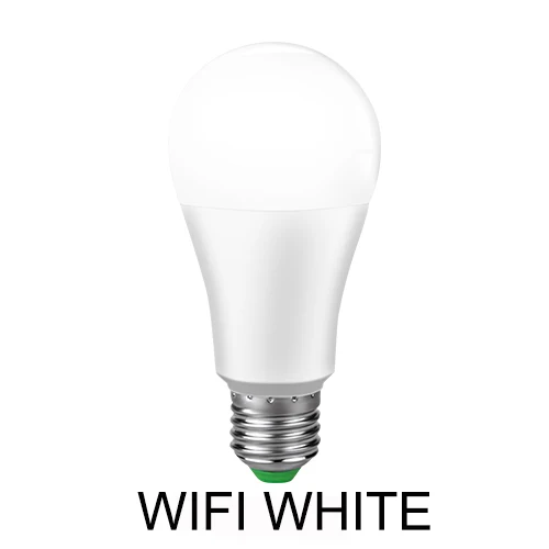 WIFI Bulb White Светодиодный смарт-лампочка WiFi светильник для кухни и спальни с регулируемой яркостью умная лампа совместима с Alexa Google Home светодиодный Bluetooth APP RGB волшебная лампа - Цвет: WIFI Bulb White